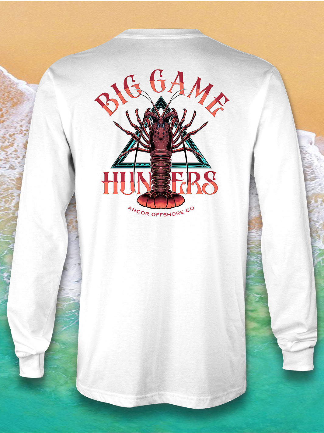 Lobster - Long Sleeve T-Shirt Small / White