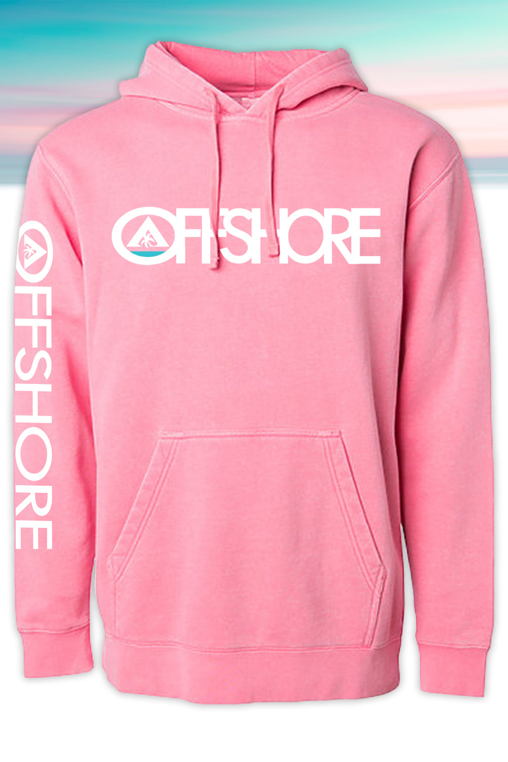 Fleece Unisex Midweight Pigment Dyed Hooded Pullover Independent