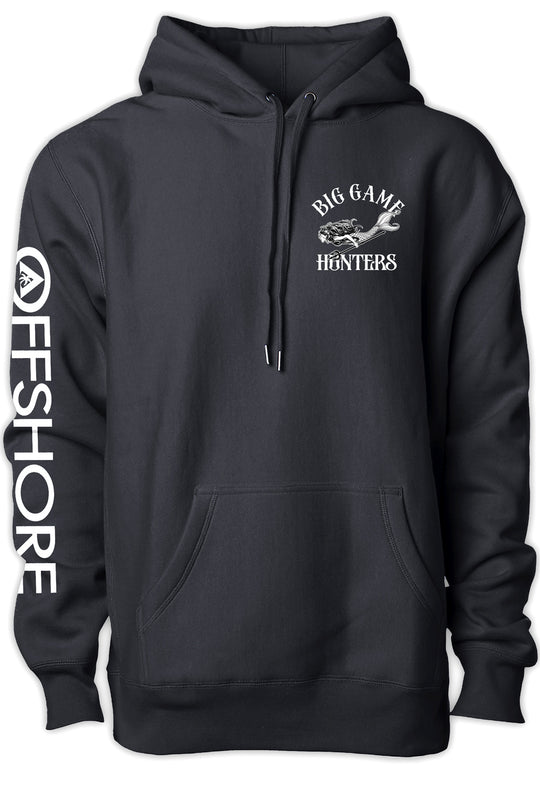 Unisex hoodie with mermaid front design.